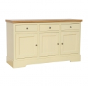 Oak  Sideboard 3 Door with 3 Drawers