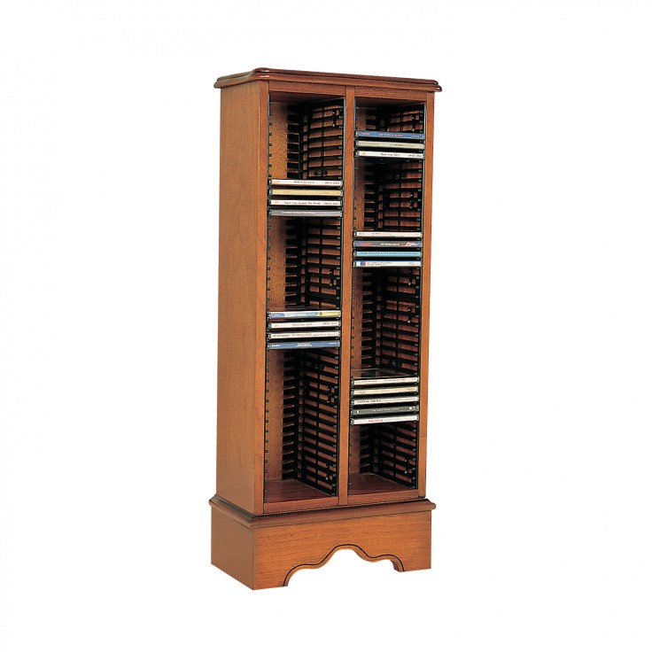 Cherry double DVD storage unit