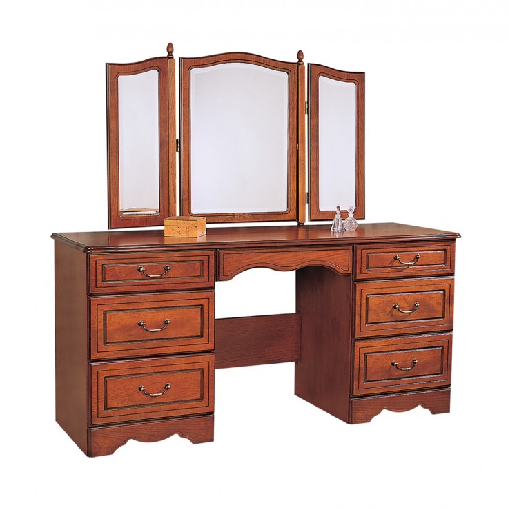 Cherry dressing table with tray