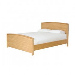 Bergen oak 4ft 6" bed with slats