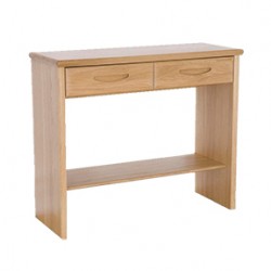 Bergen oak console table