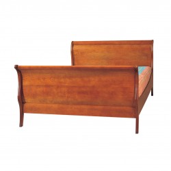 Cherry 4ft 6" sleigh bed