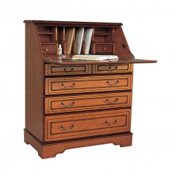 Cherry bureau with four drawers