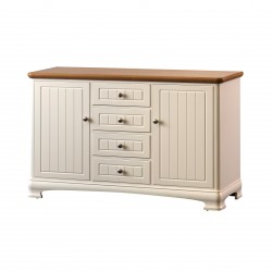 New Hampton large two-door sideboard with four drawers painted