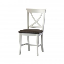 New Hampton cross back dining chair painted