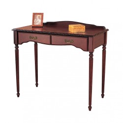 Mahogany console table with drawer