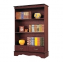 Mahogany Low Bookcase With Drawer
