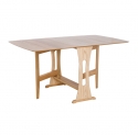 Solid Elm and Ash Drop Leaf Dining Table 